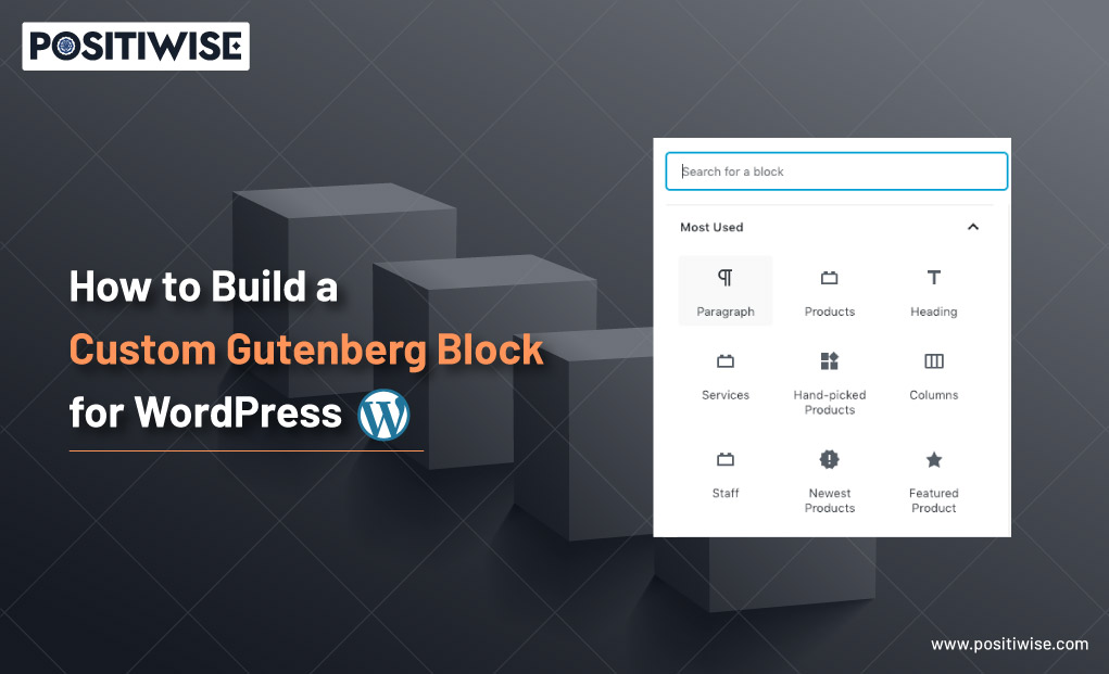 build custom gutenberg block for wordpress