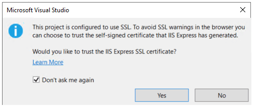 iis express ssl certificate