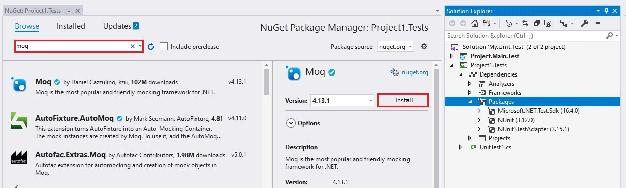 NuGet Pack Manager