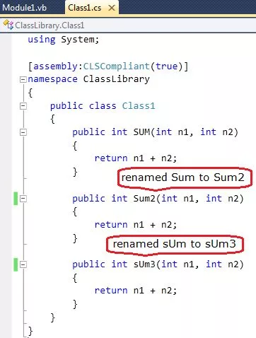 renamed functions to confirm the CLSComplaince